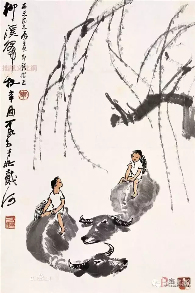 李可染一生創(chuàng)作作品1000件，市場(chǎng)拍了8000件，90%是假的